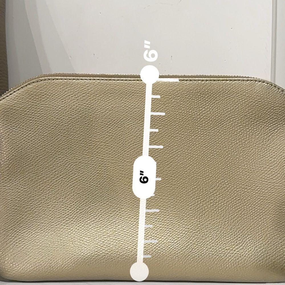 Furla Gold Cosmetic Bag Elegant Design - Picture 5 of 8